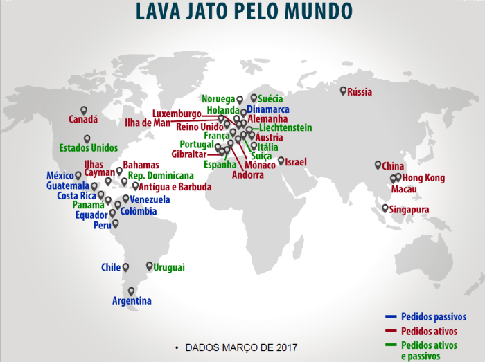 Lava-Jato pelo Mundo